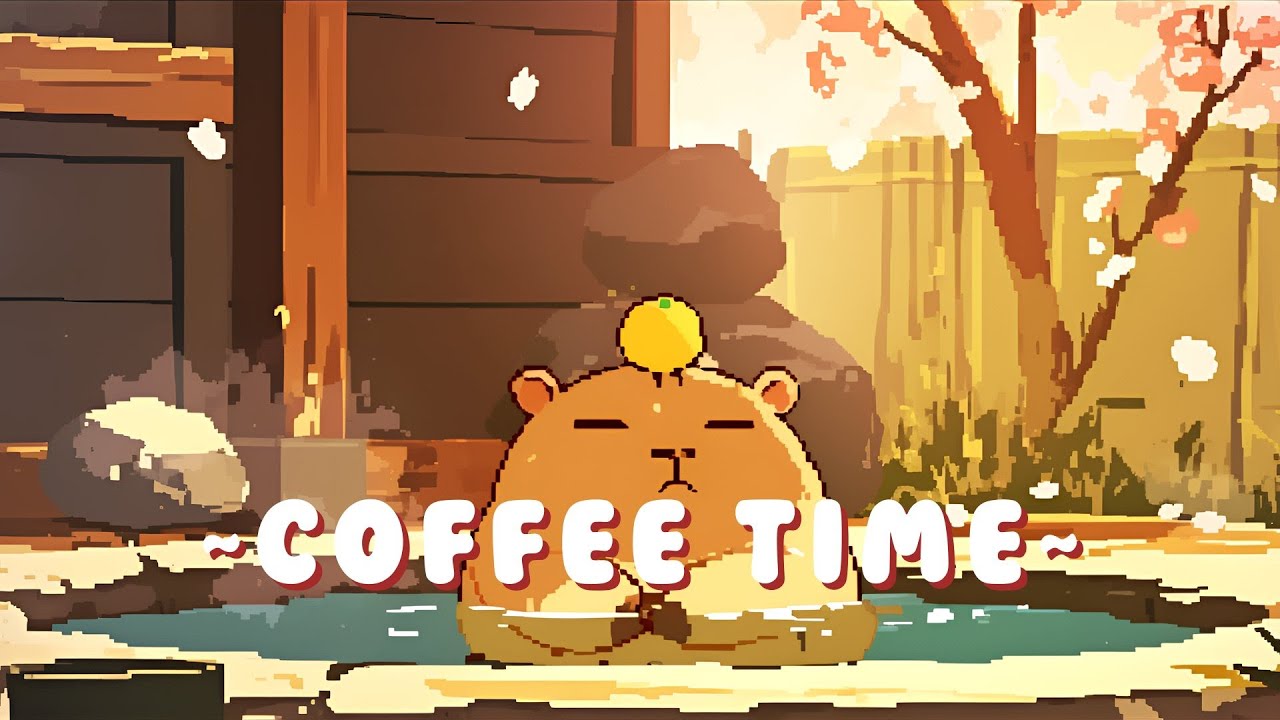 [Extended Mix] Capybara Study Beats | Relaxing Beats to Study/Sleep/Chill 🦫 🍵 ✨