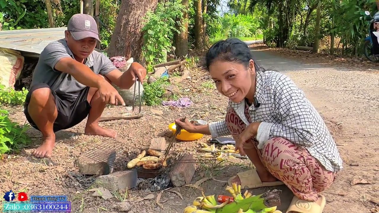 Tới Công Chuyện u21 làm Chuyện Này Khiến Vợ Chồng U30 Nướng Chuối Ăn Thay Cơm ,!
