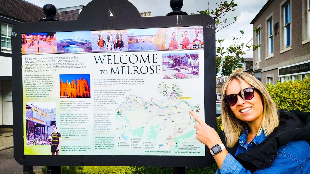 Melrose - BEST PLACE to CAMP in Scotland? (& it has a campsite!)