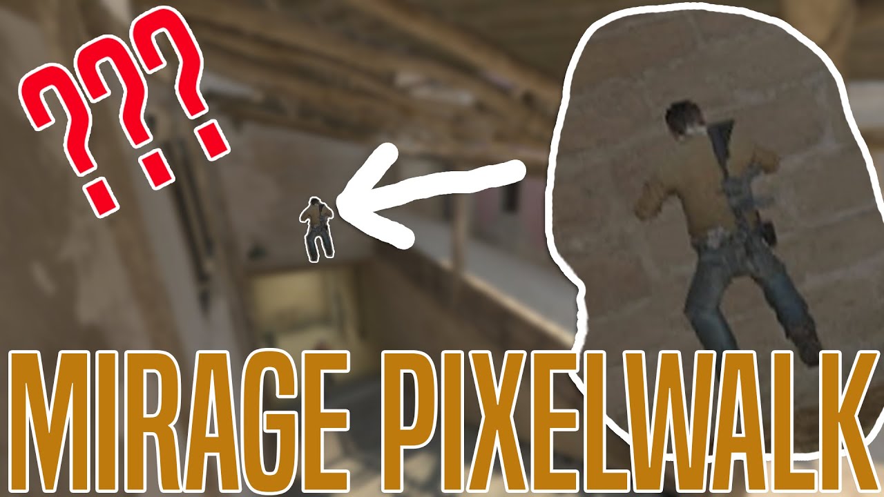 MIRAGE PIXELWALK BUG / БАГ ТЕКСТУРЫ НА МИРАЖЕ
