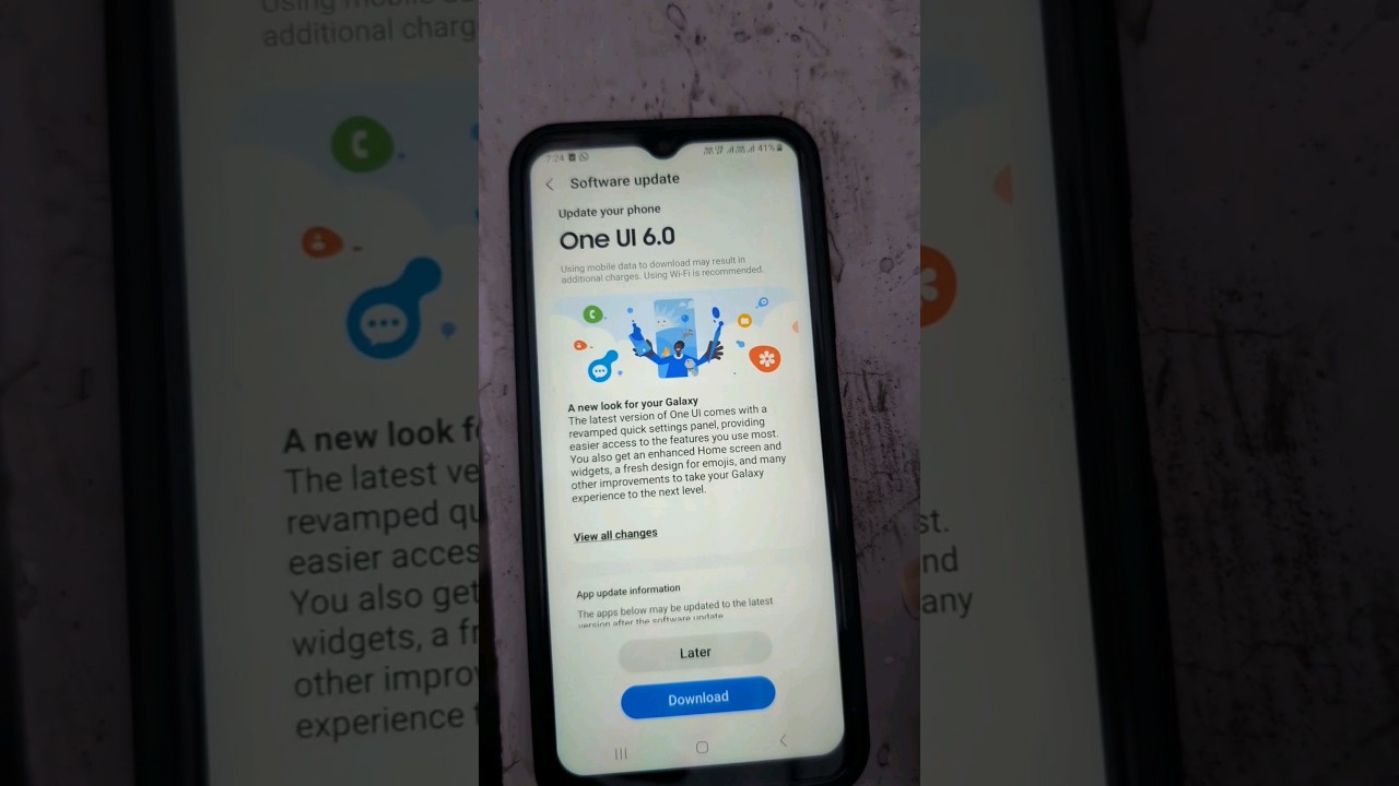 Samsung Galaxy A14 5G One UI 6.0 Software Update #shorts #samsunga14