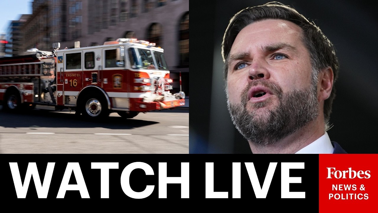 WATCH LIVE: JD Vance Speaks At Firefighters Event As Iran War Rages On