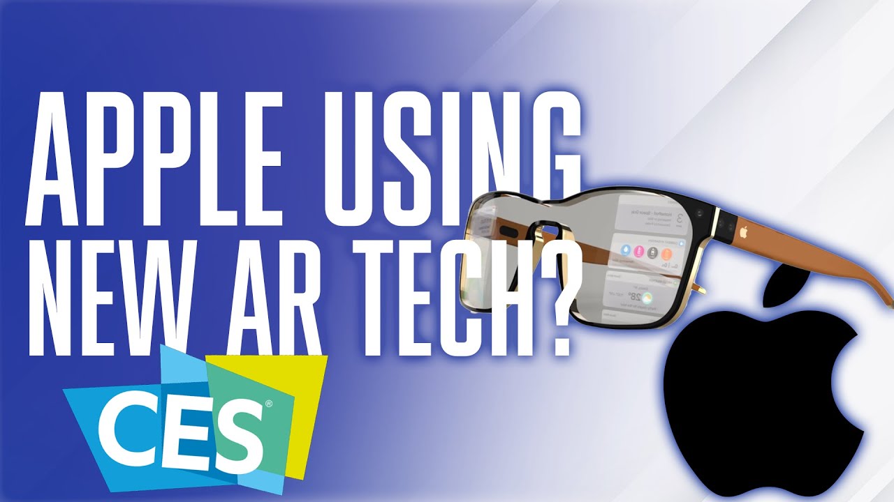 Will this AR glasses technology announced at CES 2023 be used by Apple VR Glasses? #appleglasses