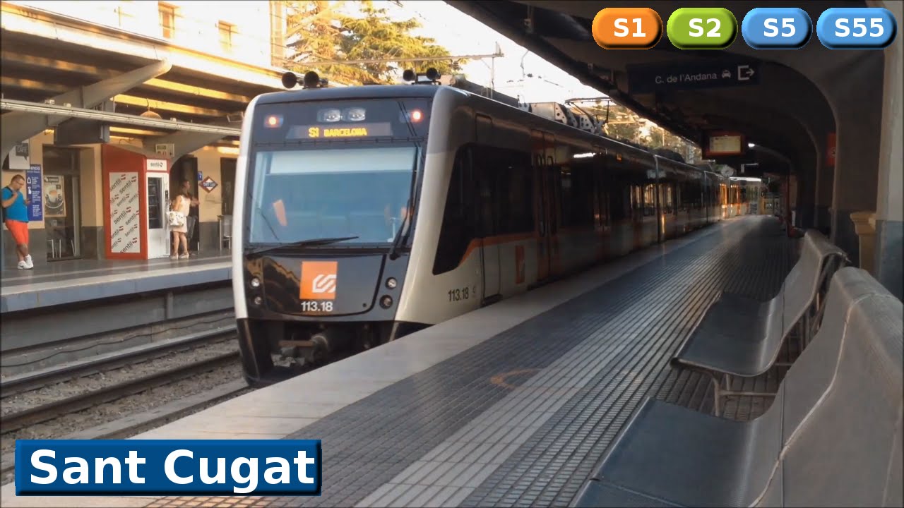 ФСК Барселона : Sant Cugat S1 - S2 - S5 - S55 ( UT 112 - 113 ) [2016]