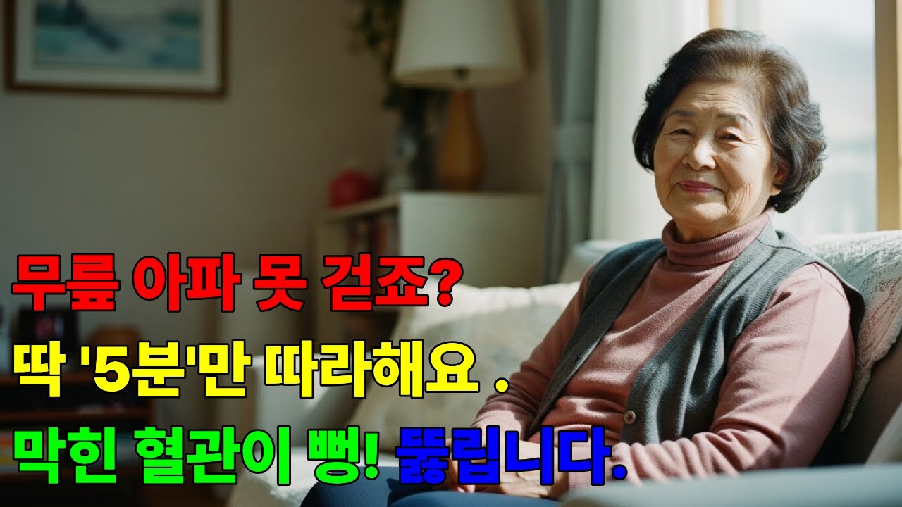 의사들도 놀란 방구석 기적! 땀 한 방울 안 흘리고 혈관 나이 10년 되돌리는 5분 루틴. #시니어건강 #60대건강 #60대건강 #혈관건강 #혈관청소 #혈관청소음식 #노후건강