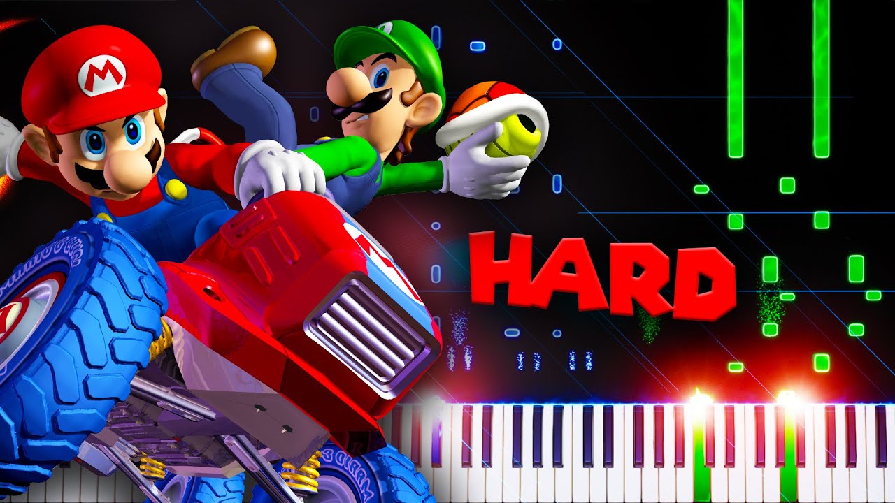 Rainbow Road (from Mario Kart Double Dash!!) - Piano Tutorial