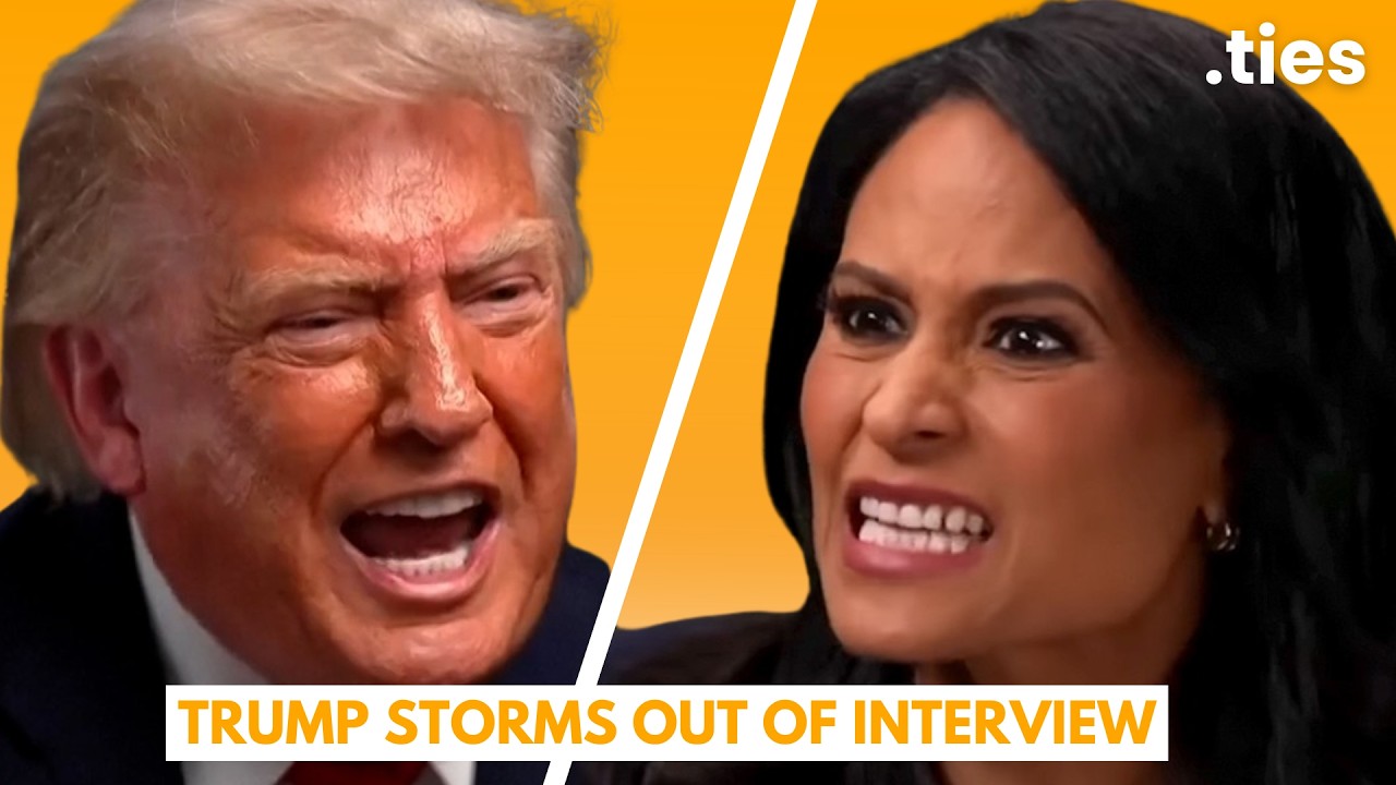Trump loses cool, ends interview abruptly after election fraud questioning | TIES NEWS