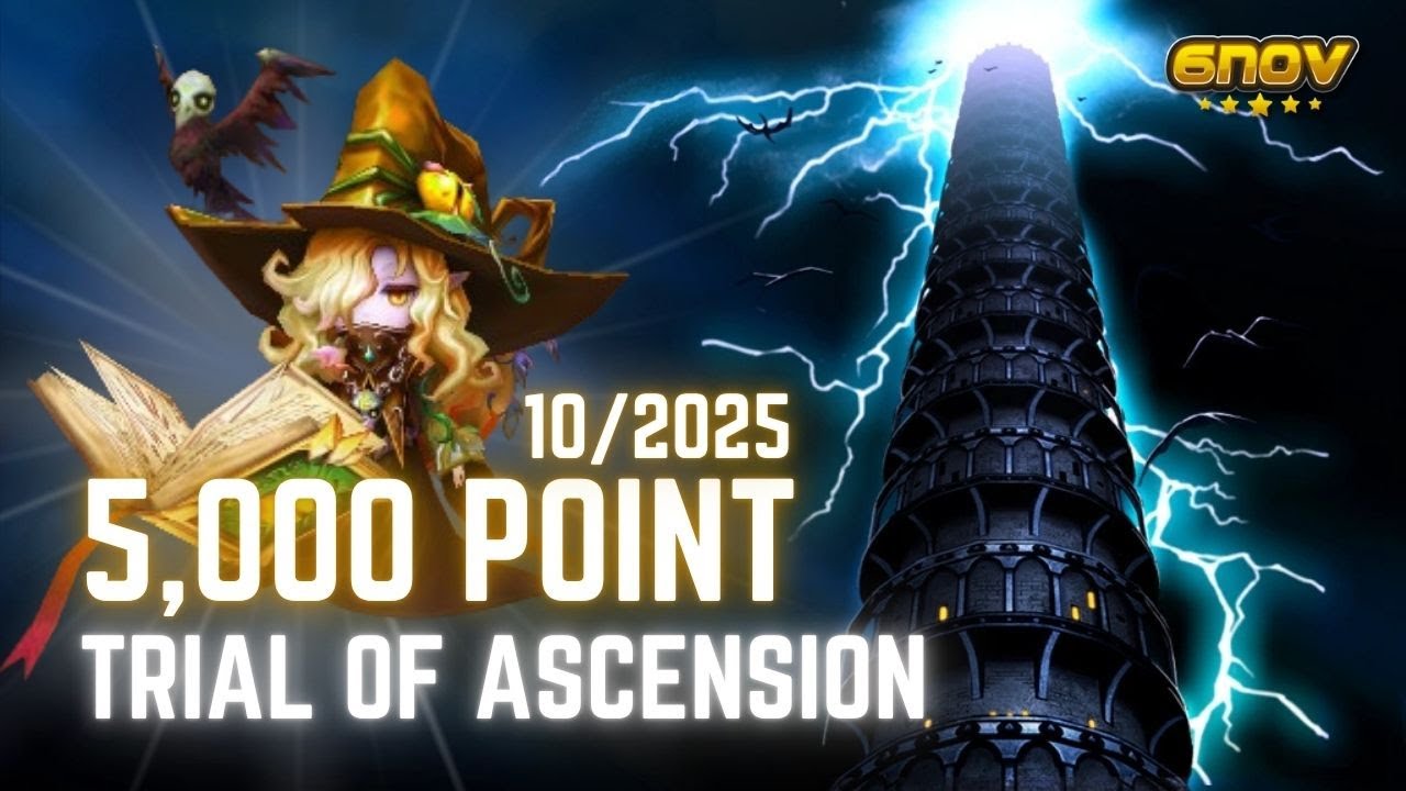 TOA Hell Oct 2025 | 5000 Point By KKaming | Summoners War | SiXnov