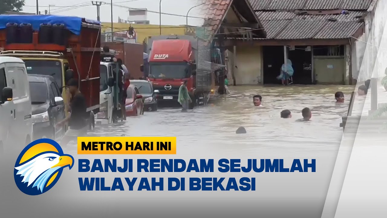 Banjir Merendam Bekasi, Jalan Pantura Cikarang Terendam 80cm [Metro Hari Ini]