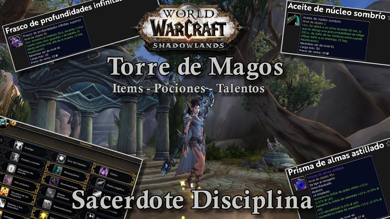Guia Torre de Magos - Sacerdote Disciplina 🛡 - World of Warcraft