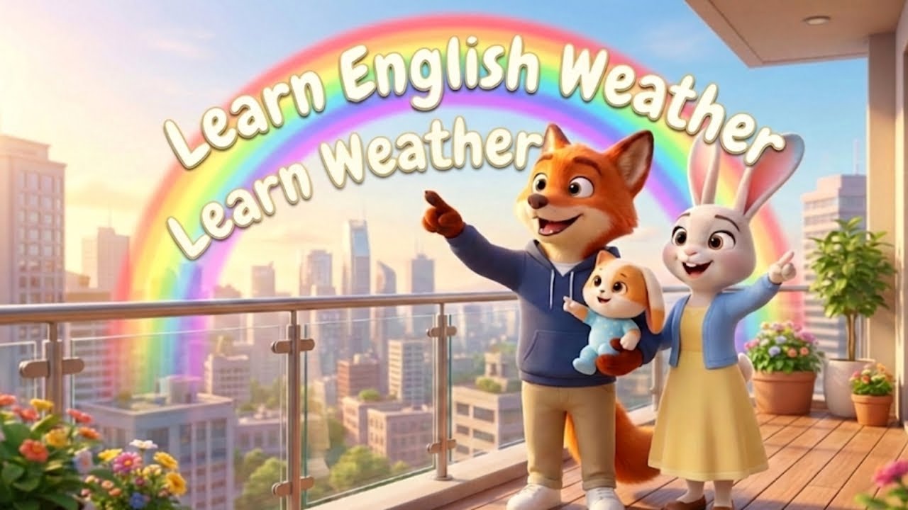 Zootopia 2 | Learn Weather & Seasons in English 🌸☀️🍂❄️ | Nick, July & Their Baby