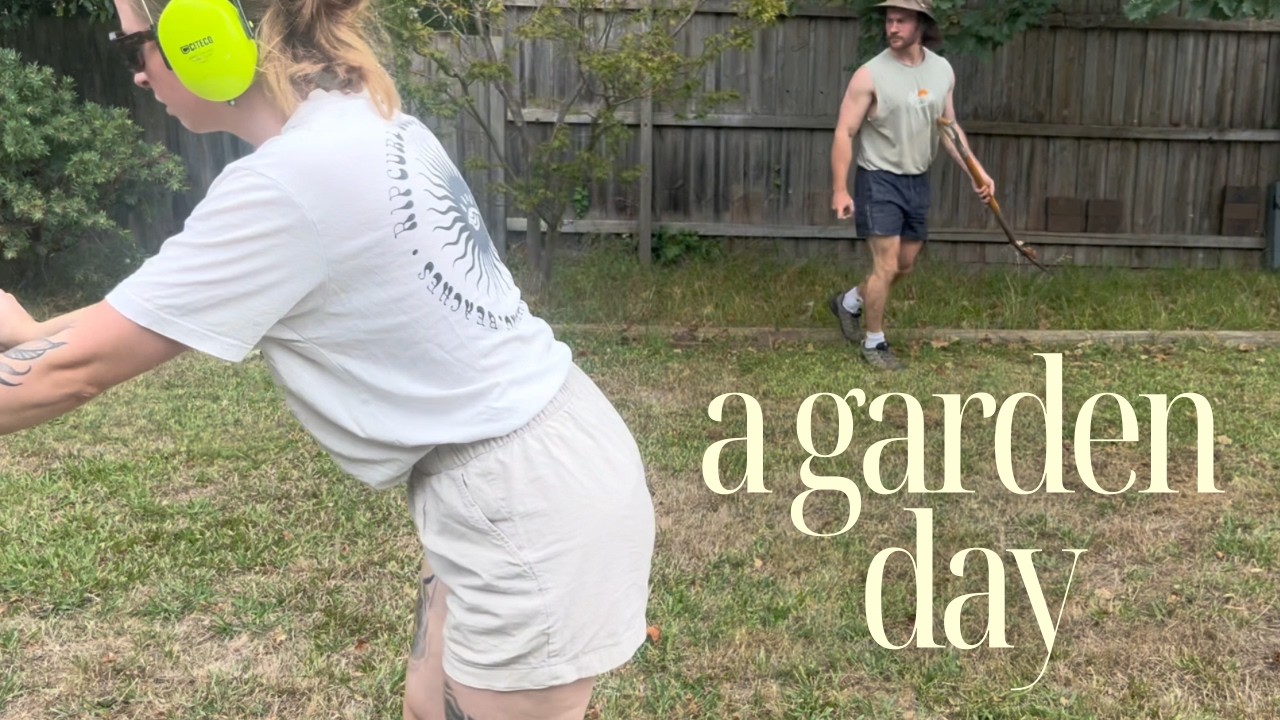 A day in the garden together 🌱 DIY Compost Bin & Wildflower Garden Plans