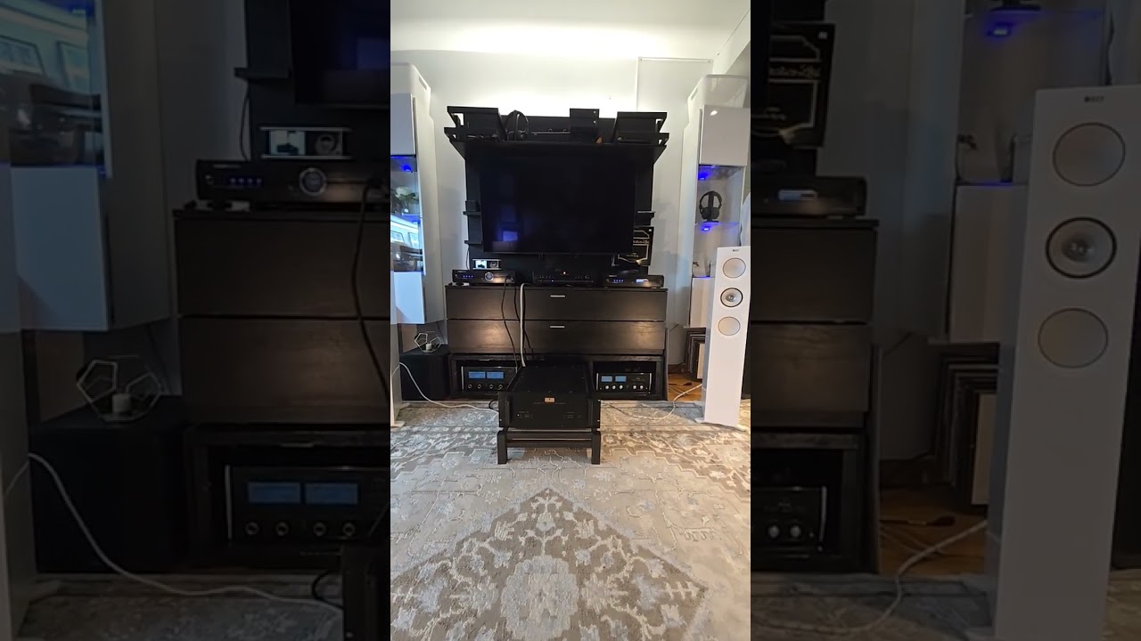 Parasound HCA2200II, P5, wiim ultra, kef r5 