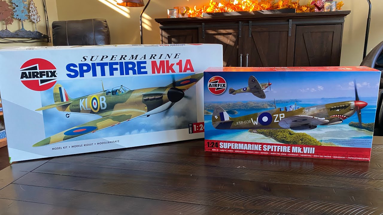 1/24 AIRFIX Supermarine Spitfire ￼Mk.VIII
