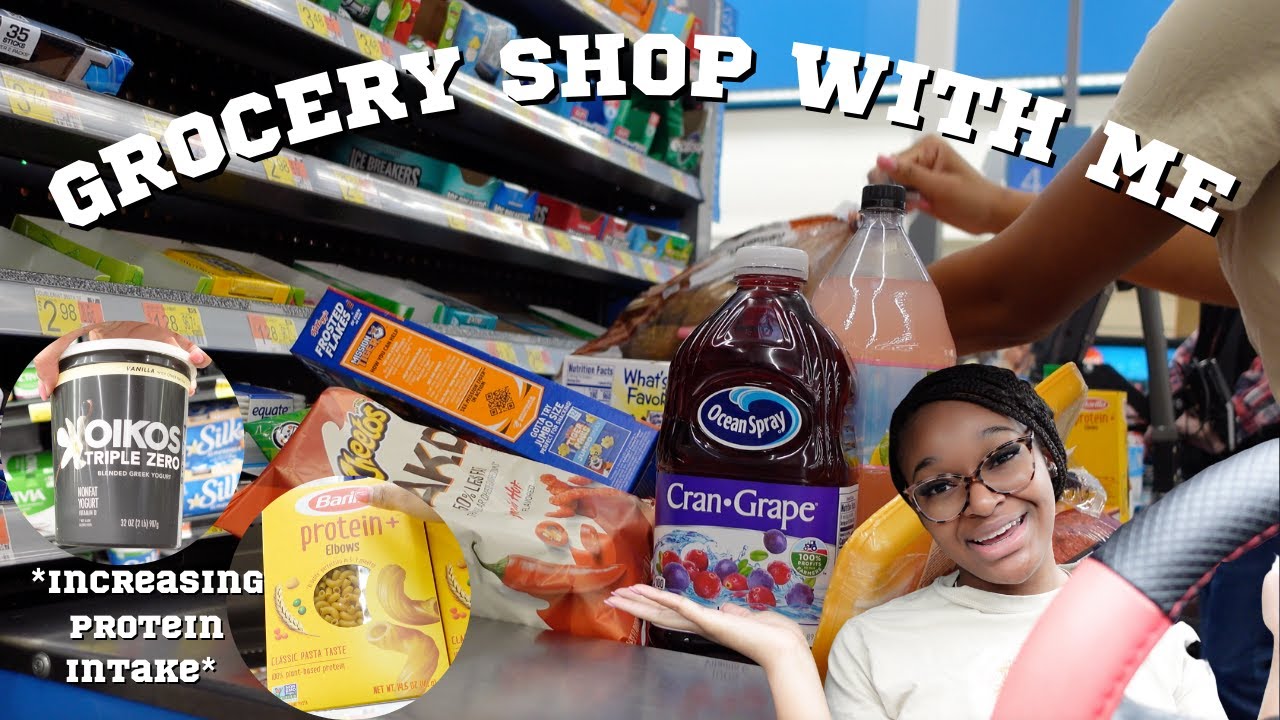 grocery shop with me | HUGE college grocery haul
