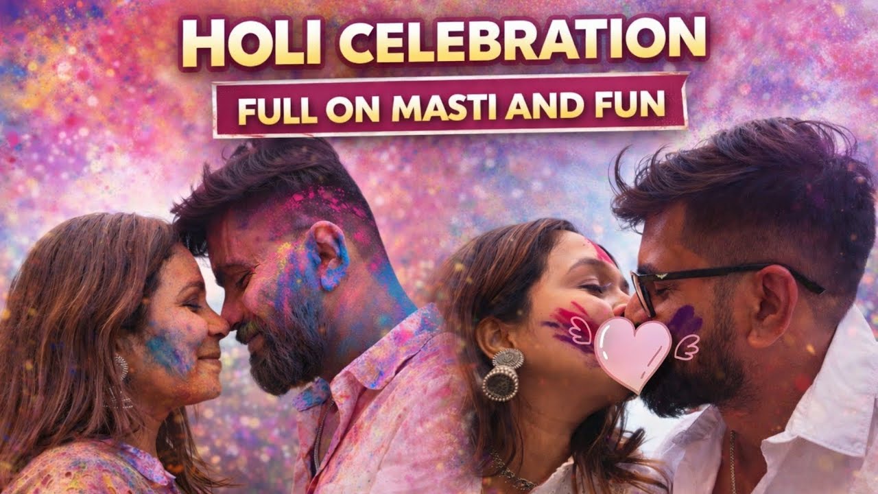 Holi Celebration 2026 | Masti With Friends | Sambata | Riar Saab | Rang Rasiya Thane | Vlog. 4