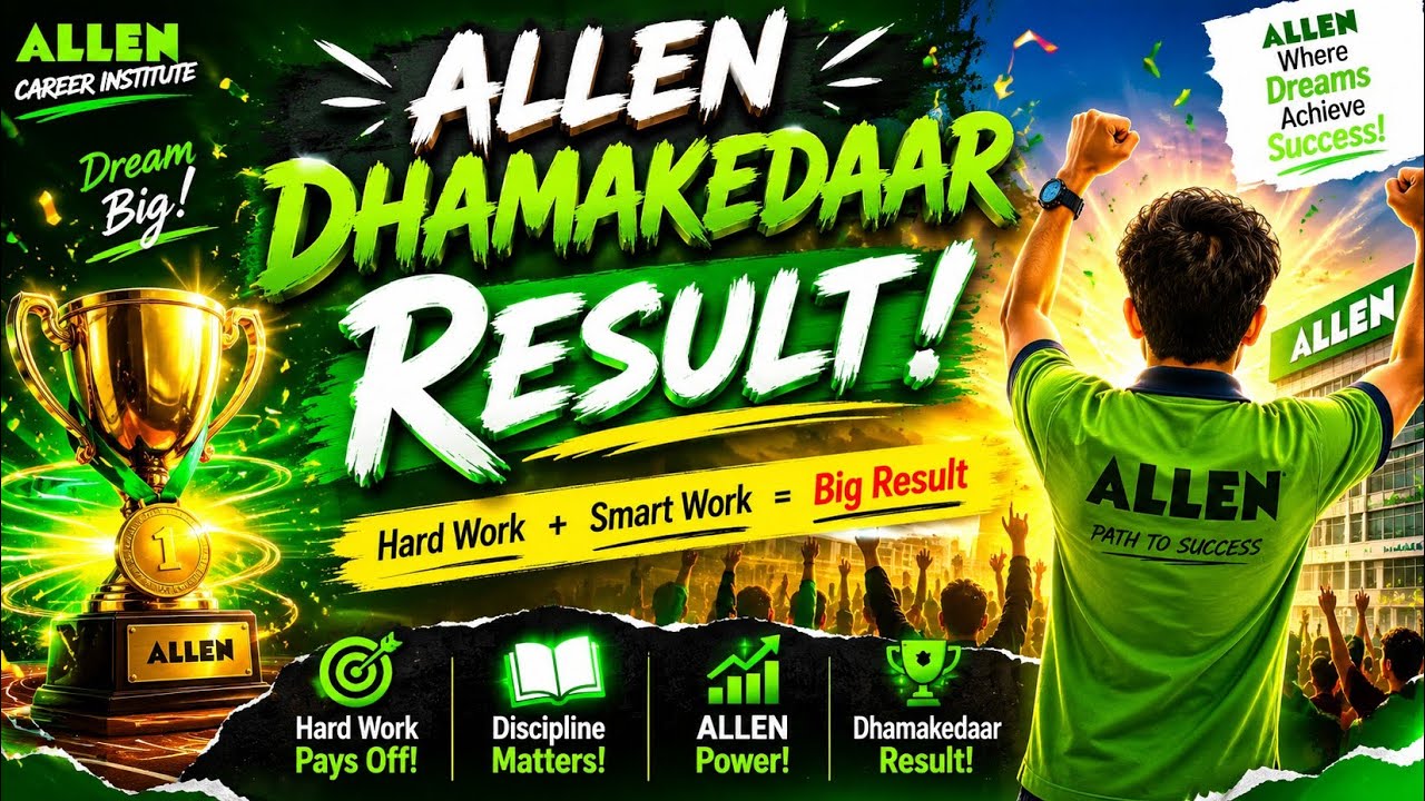 Result celebration kota allen 
