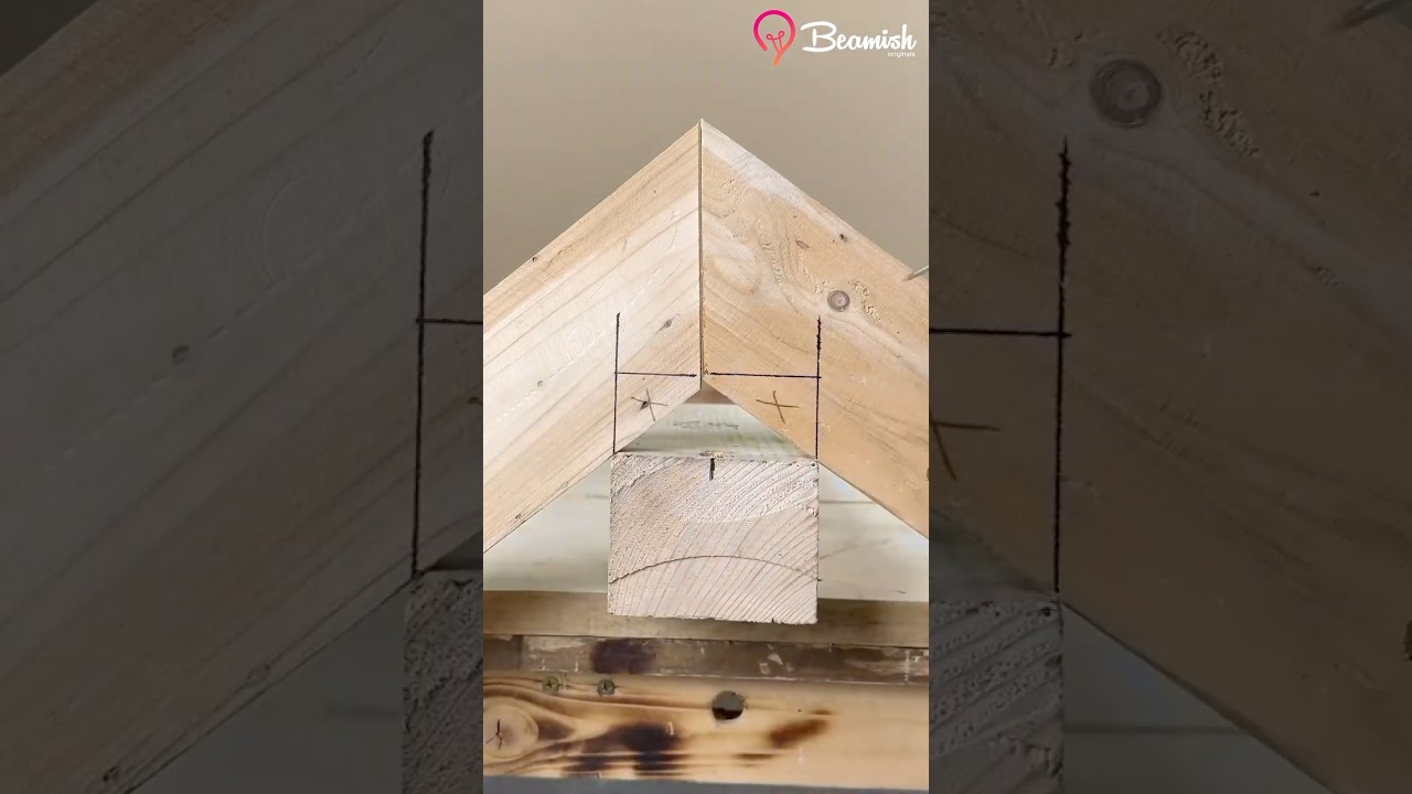 Easy roof truss joint #roof #easy #hacks