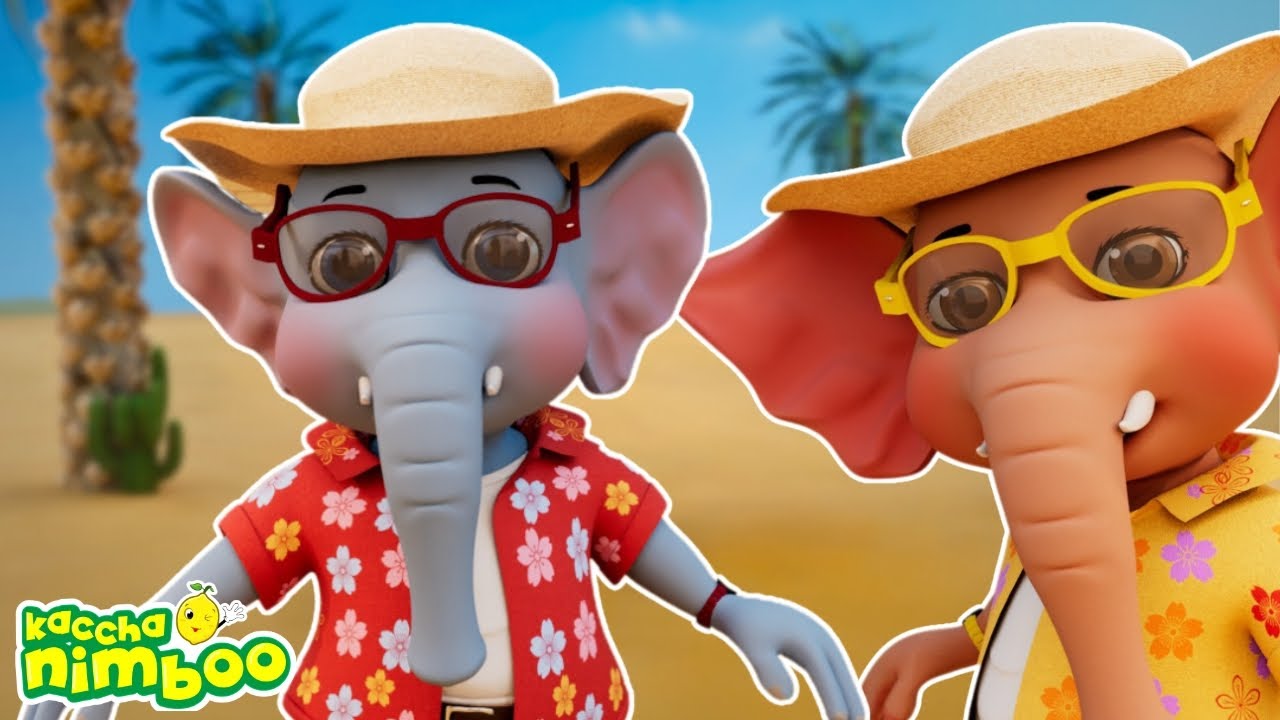 Ek Mota Hathi | एक मोटा हाथी | Hindi Rhymes For Kids