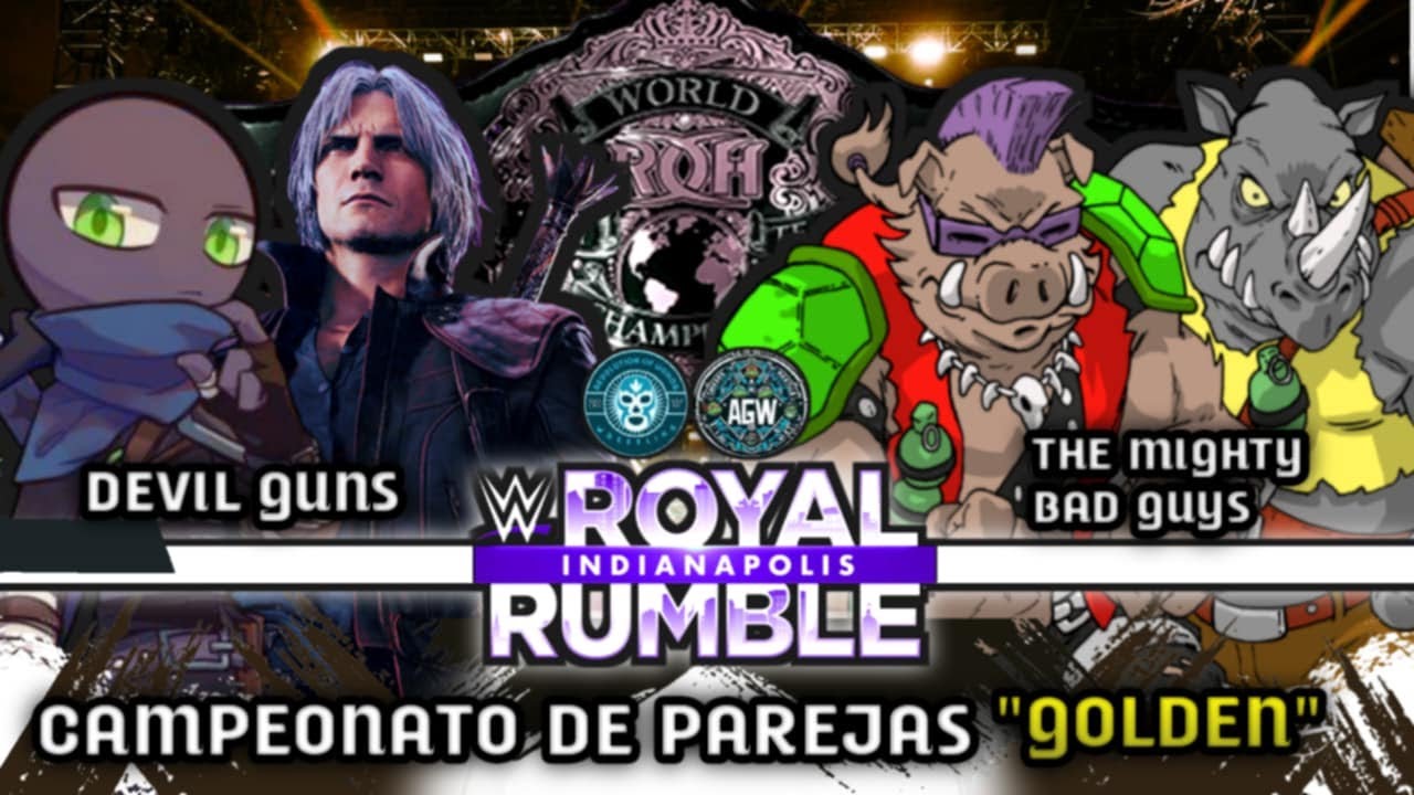 ROYAL TAKEDOWN RUMBLE: Elite World Tag Team Championship: Devil Guns vs The Mighty Bad Guys