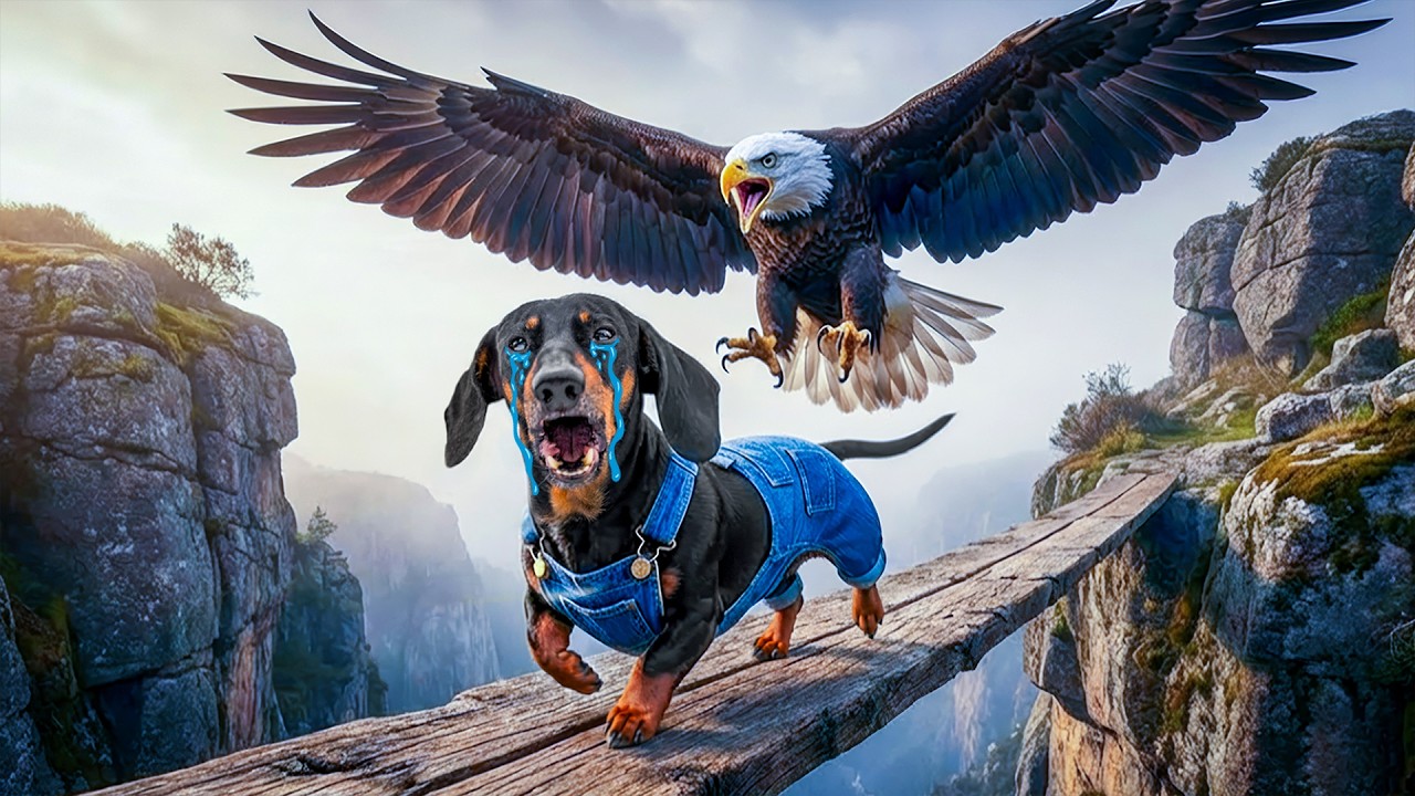 The Eagle Took Him - Doxie Din's Last Adventure!