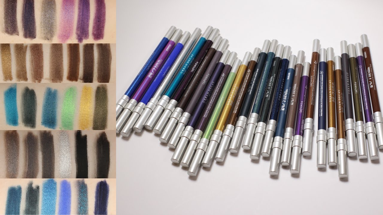 SWATCHFEST! Urban Decay New Eyeliner Shade Expansion