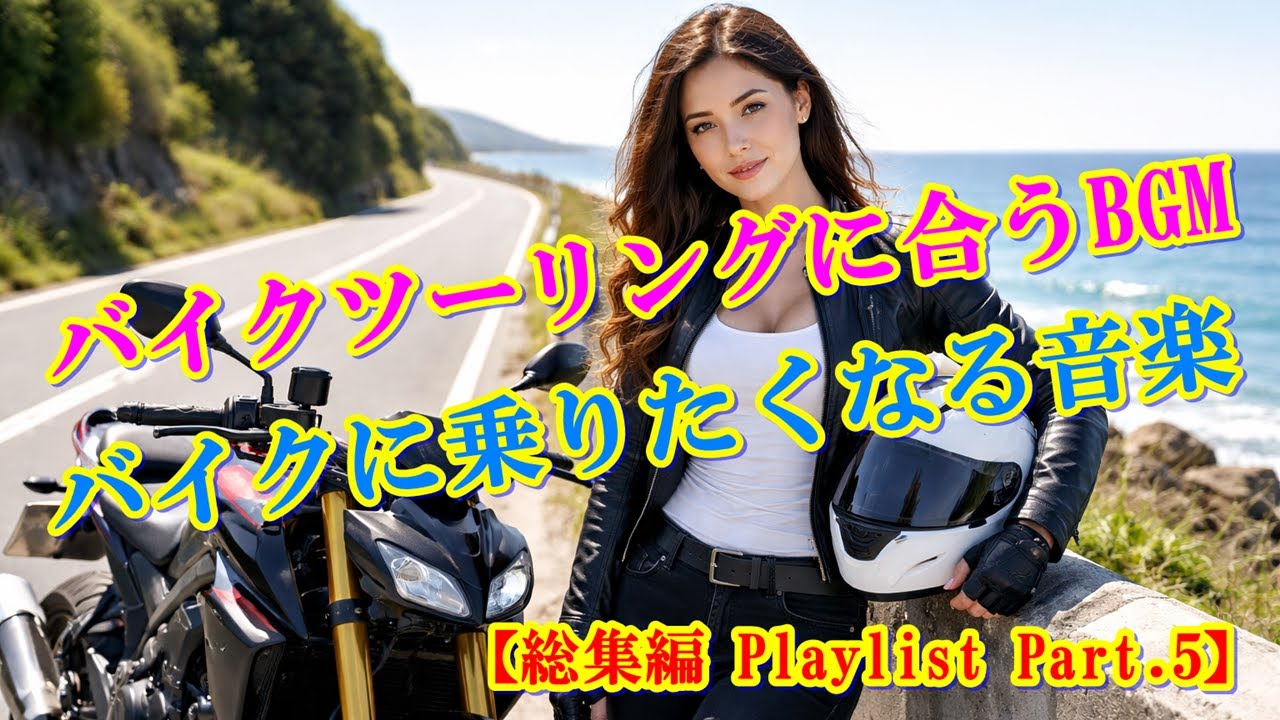 【バイクツーリングに合うBGM/バイクに乗りたくなる音楽 ...バイク動画に合う音楽/ツーリングフリーBGM/バイクフリーBGM】【総集編 Playlist Part.5】