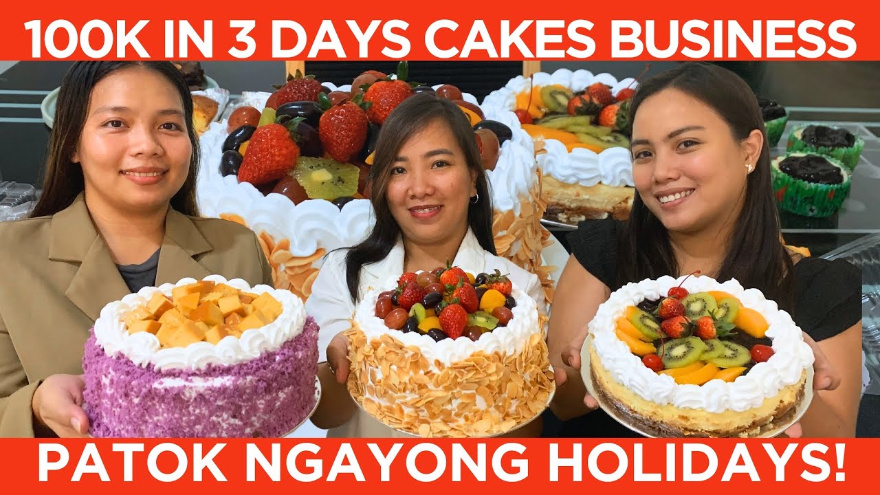 Maaga naulila- maaga natuto mag survive!Successful na negosyante na sila! CAKES BUSINESS