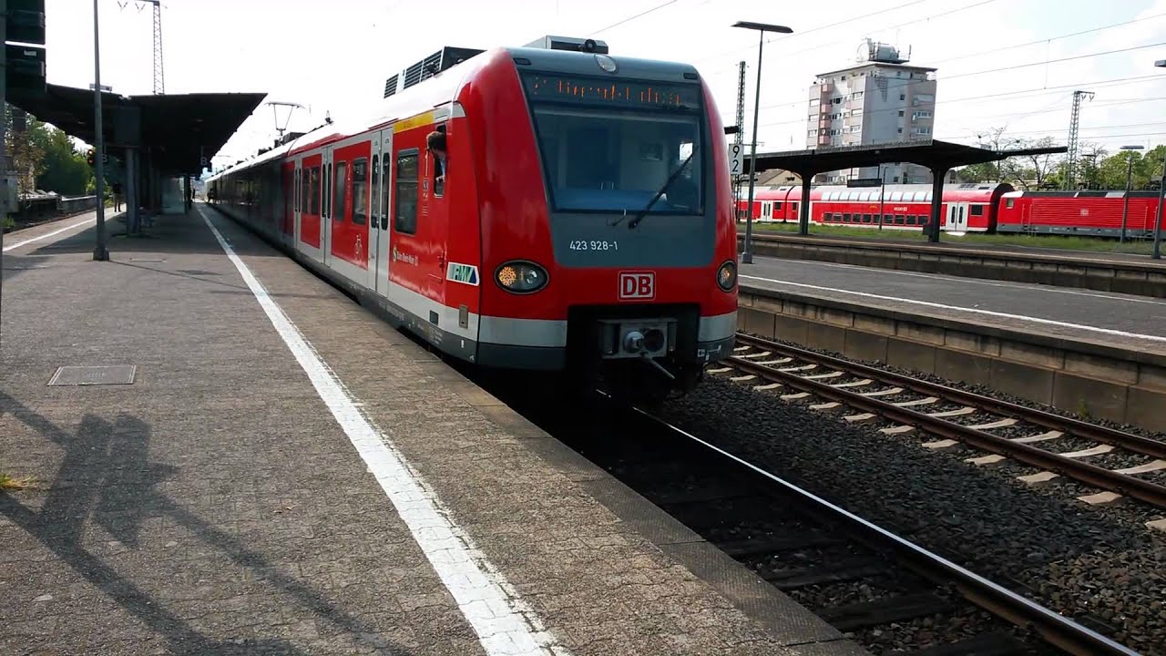 Neue BR 423 abfahrt am Höchst Bf