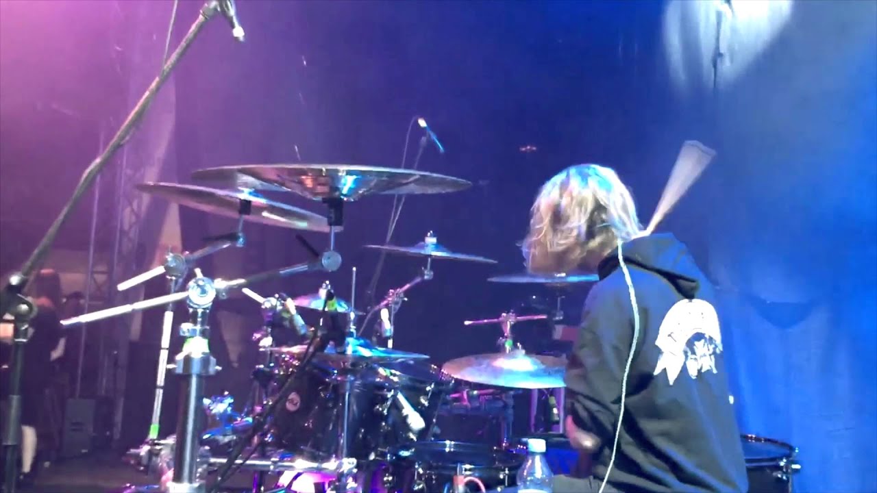 Tobias Derer - Beyond The Black - Fall into the Flames (Drum Cam) 2015