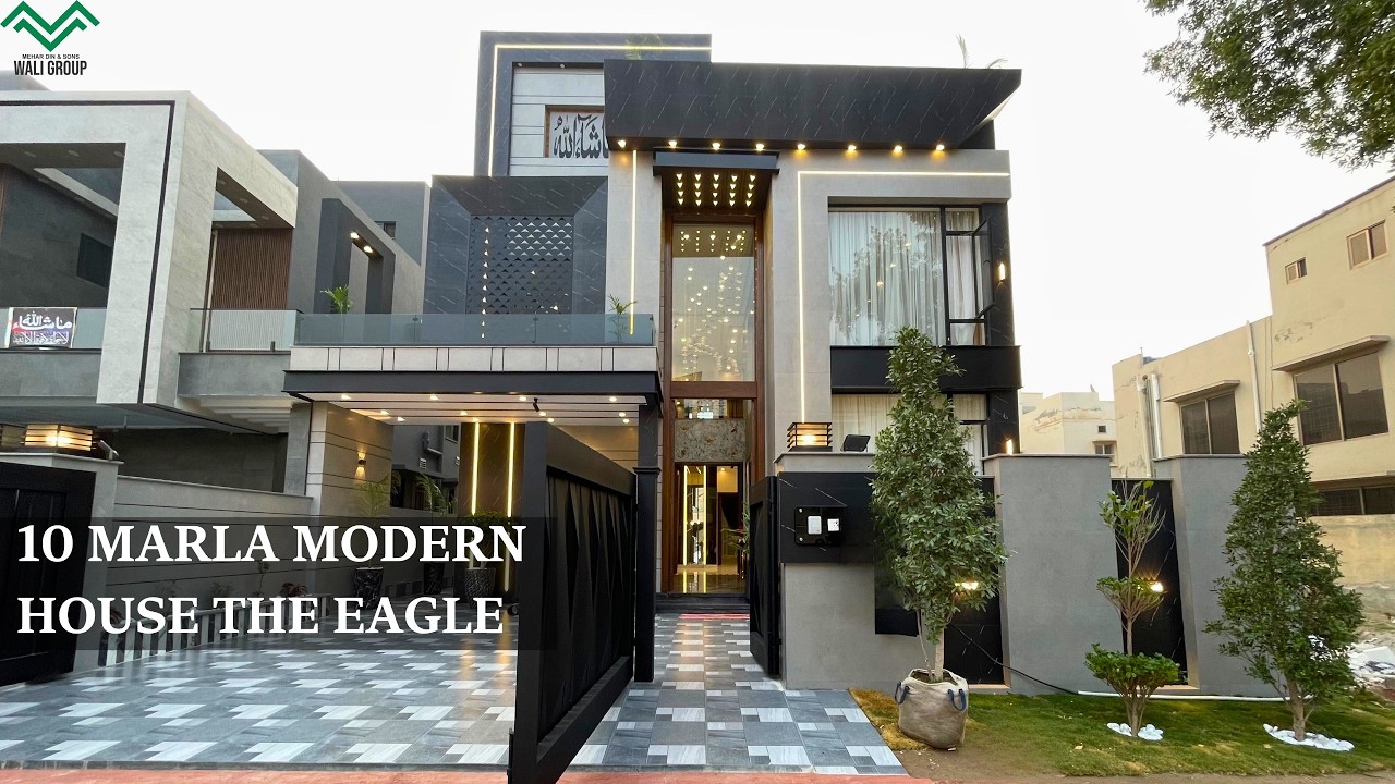 10 MARLA BRAND NEW LAVISH MODERN HOUSE FOR SALE IN BAHRIA TOWN LAHORE