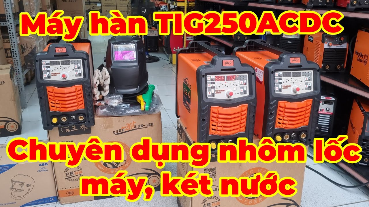 Tại sao? hàn lốc máy, két nước nhất định phải dùng máy tig acdc 