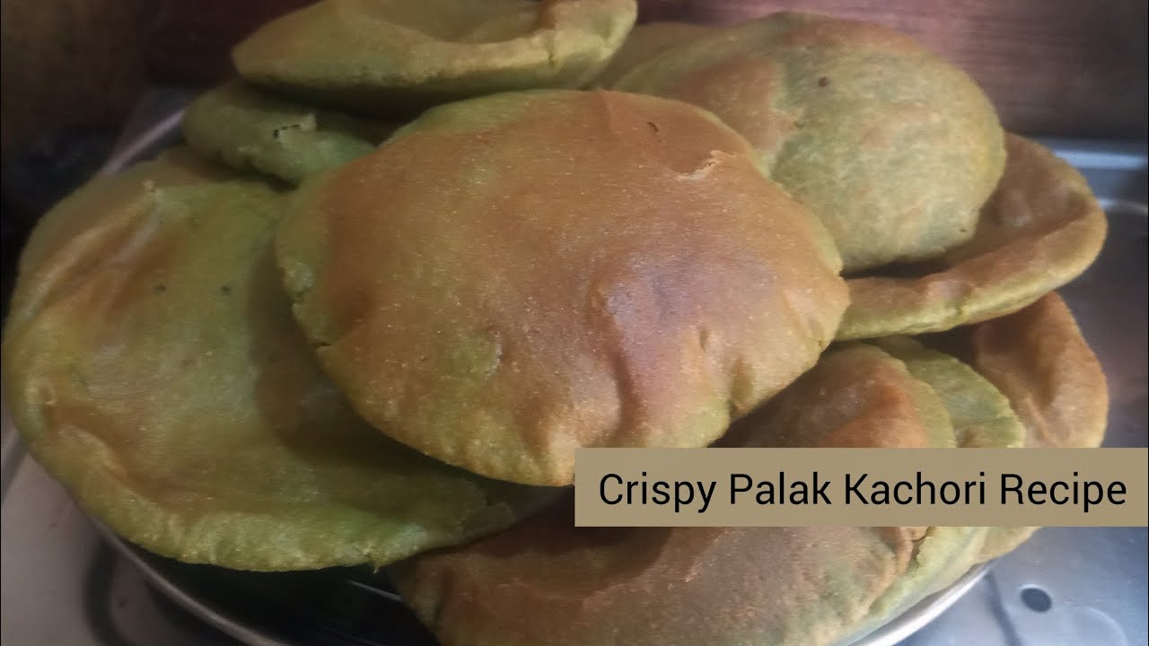 Crispy Palak Kachori Recipe | Bahar Se Khasta Andar Se Soft | Perfect Tea Time Winter Snack🤯😍❤