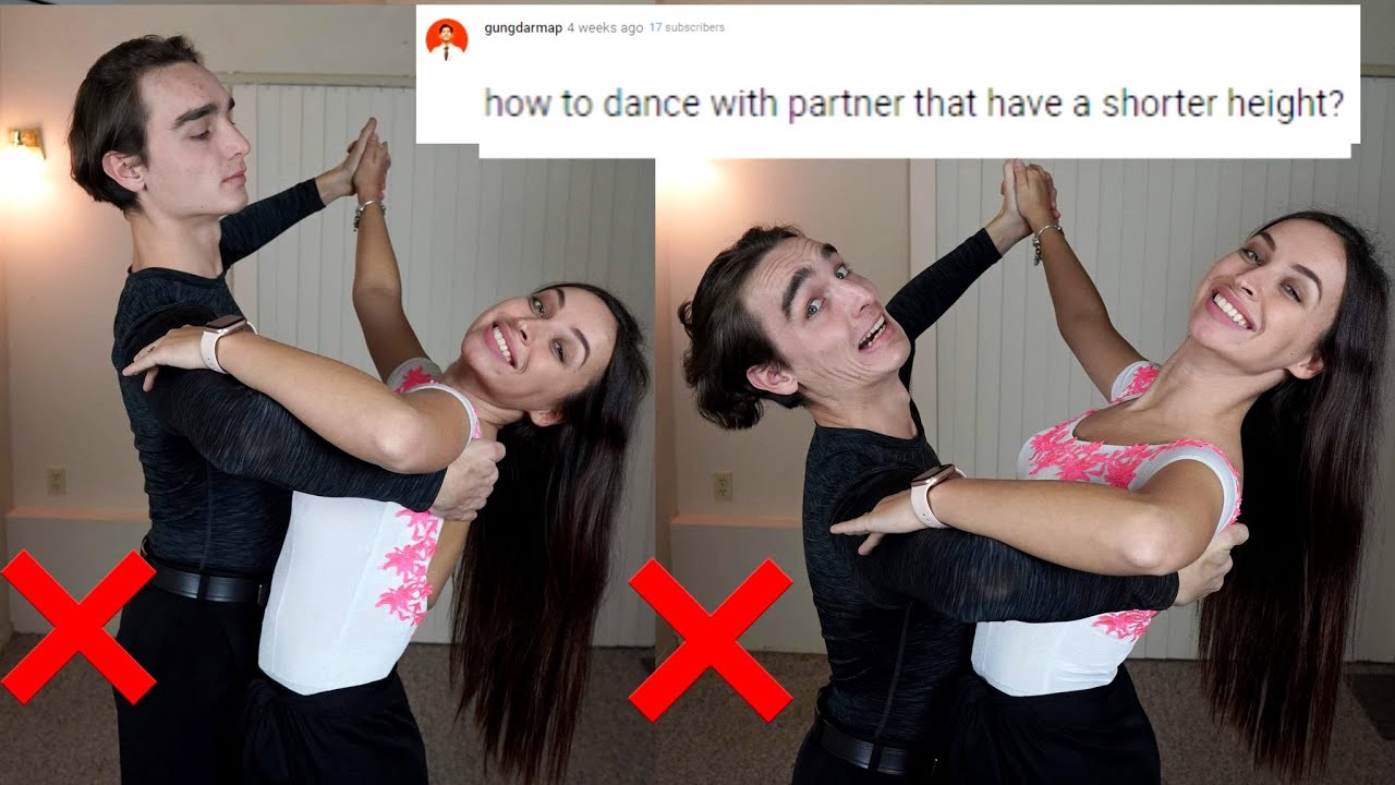 КАК ТАНЦЕВАТЬ С ПАРТНЕРОМ НИЖНЕГО РОСТА | Большая разница в росте / Dovgan Dance