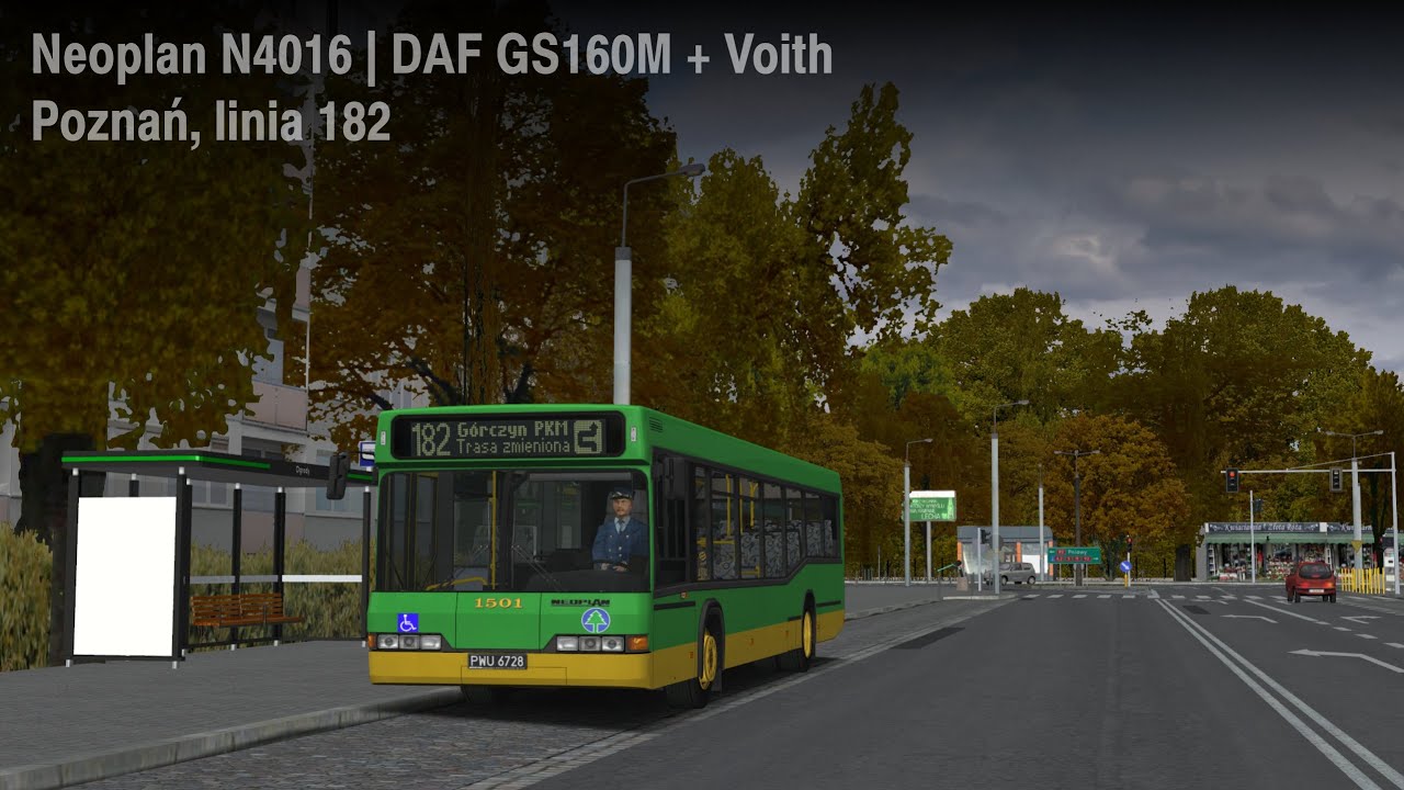 OMSI 2 | Neoplan N4016 DAF GS160M + Voith | Poznań, linia 182