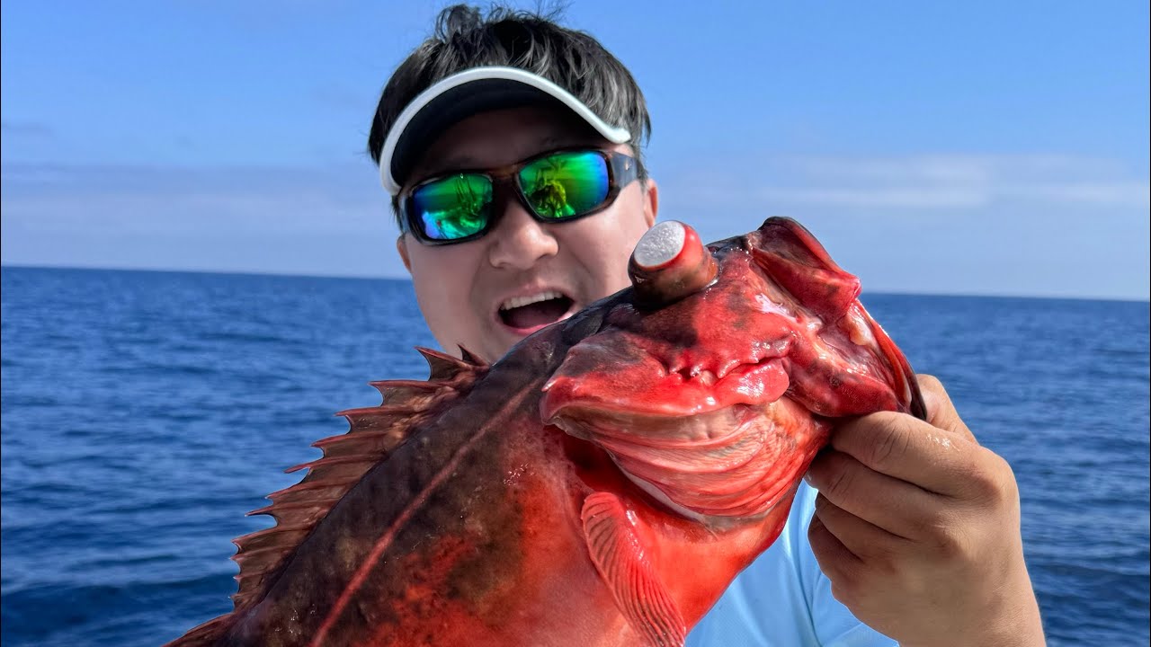 Deep Rock-Fishing at 720 feet AND successfully descended huge COWCOD