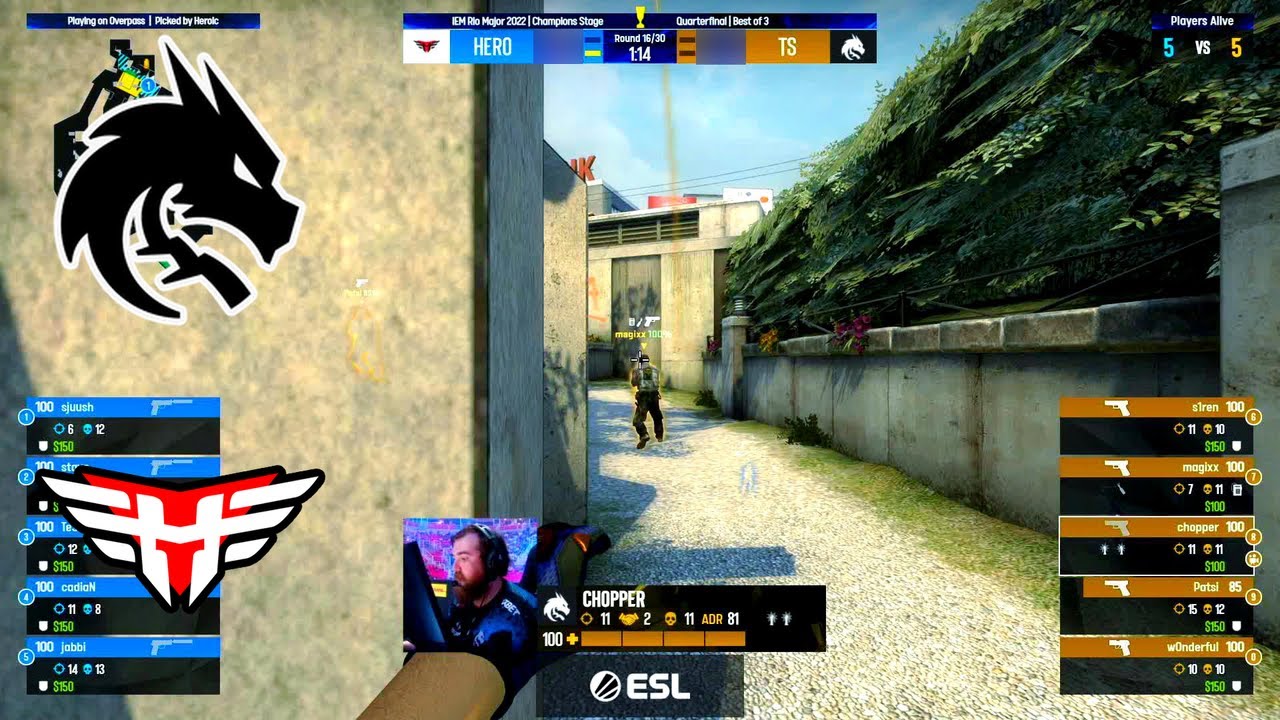 Spirit vs Heroic | Highlights | IEM Rio Major 2022 - Legends Stage