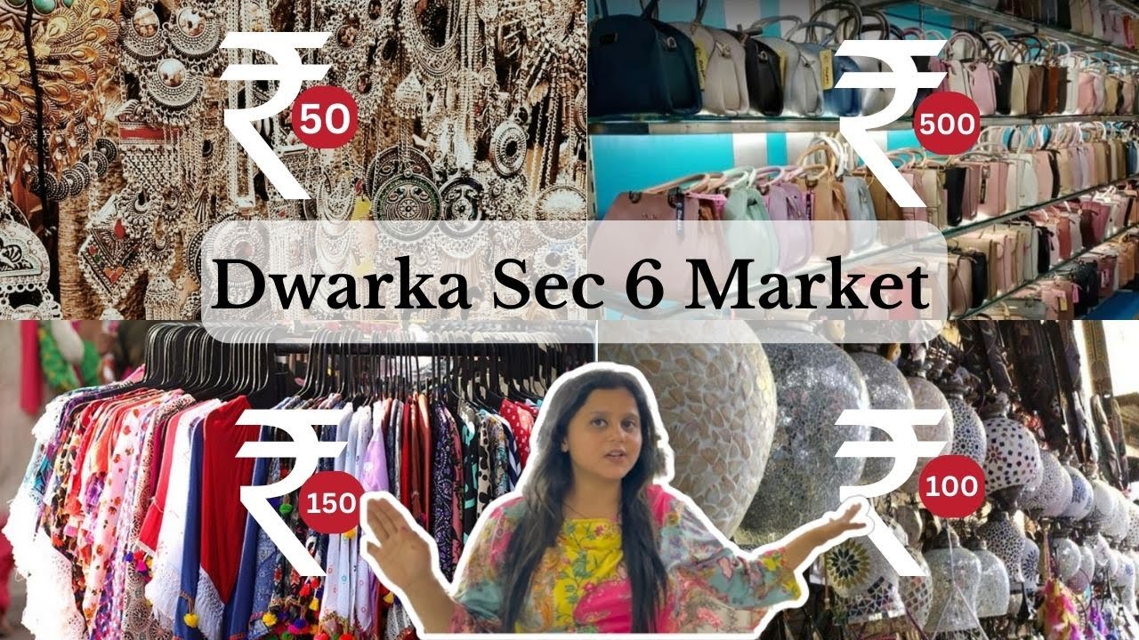 Dwarka Sec 6 Market | Delhi Best Market to visit | Dwarka shopping market