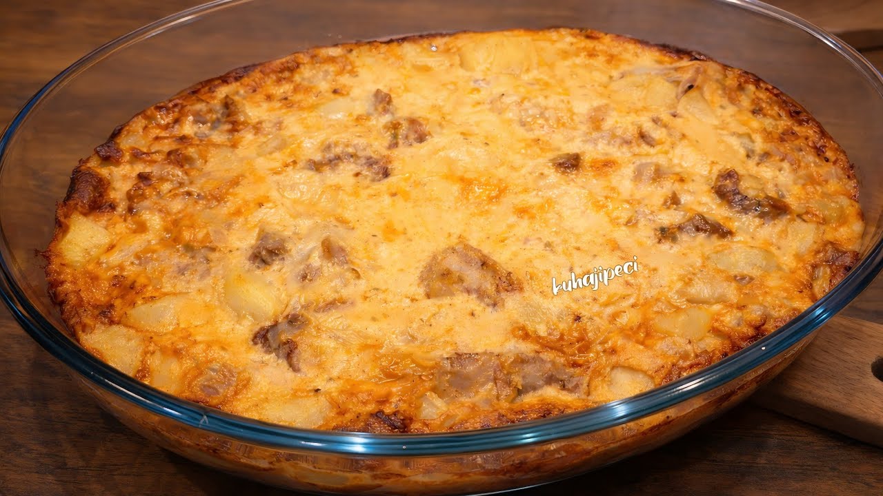 Recept koji će vas oduševiti-musaka-odlična kombinacija krompira i piletine