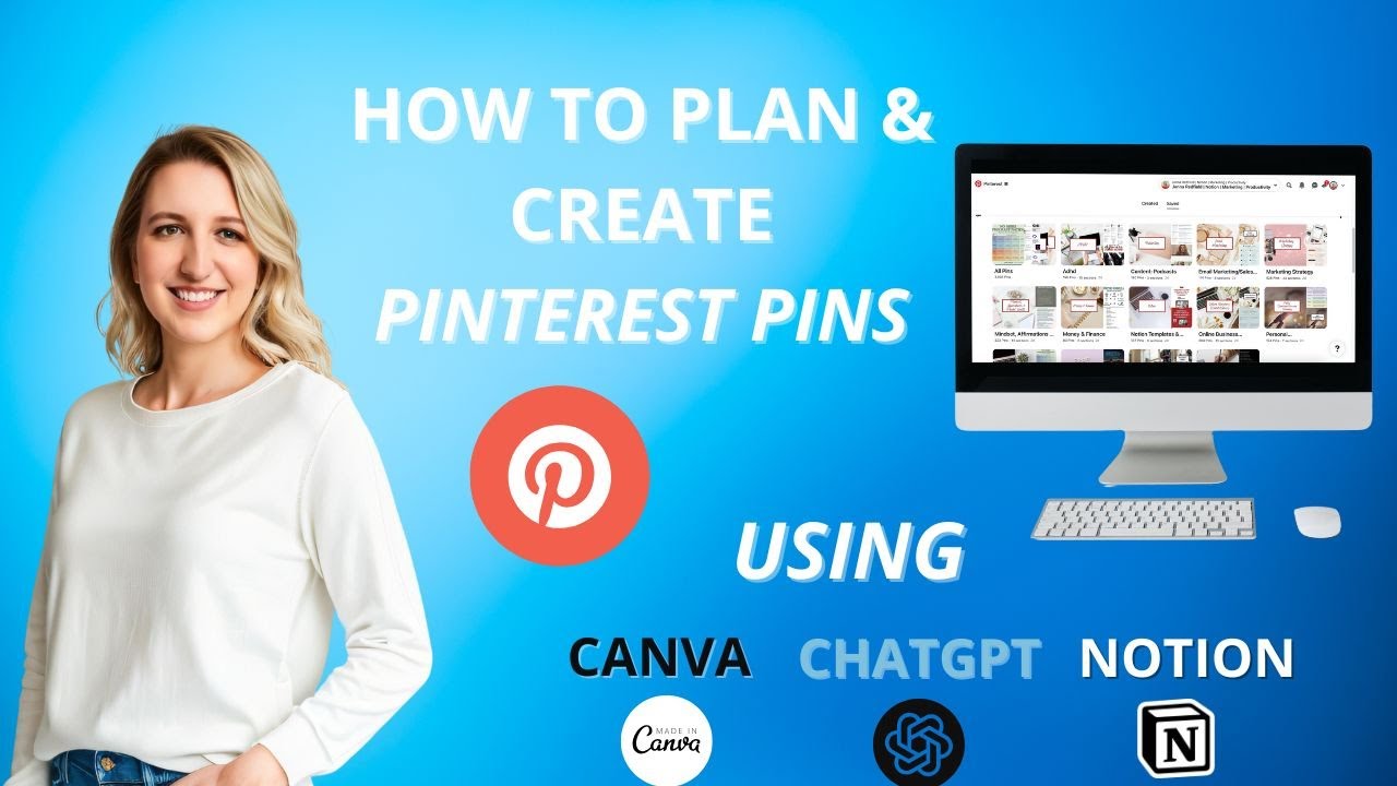 How to Plan & Create Pinterest Pins (using Notion, Canva & ChatGPT)