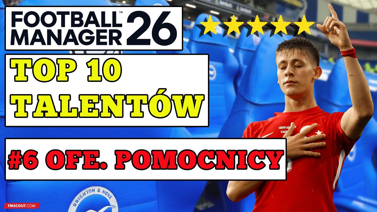 Największe TALENTY w Football Managerze 26 | Ofensywni pomocnicy.