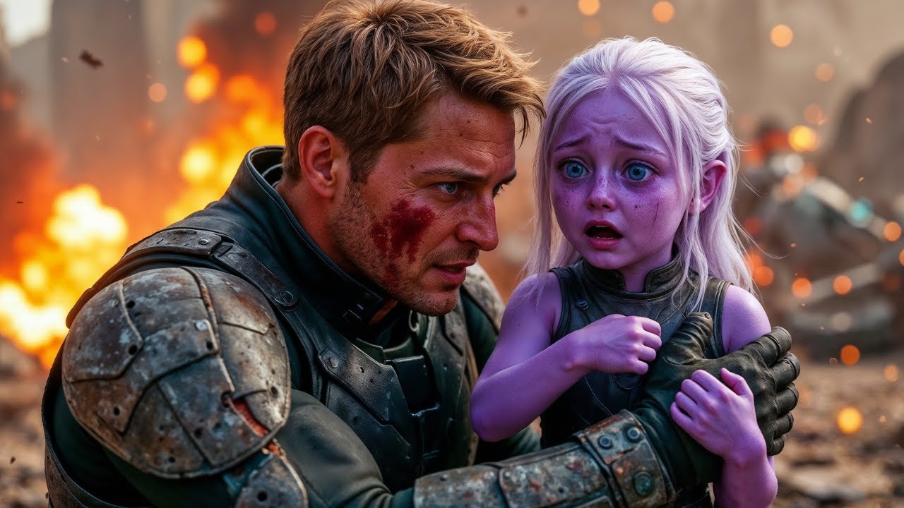 Human Refused to Drop Alien Girl During Bombing—Lost Arm but Saved... | Sci-Fi | HFY Story