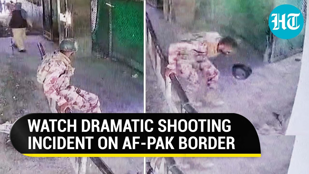 Pak Soldier Runs For Life As Taliban Fighter Stuns Him With Surprise Firing On Afghan Border | Watch
