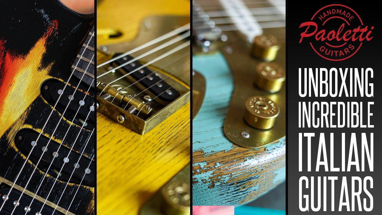 Unboxing Our Favorite Italian Guitars | Paoletti Stratospheric Loft & Nancy Lounge