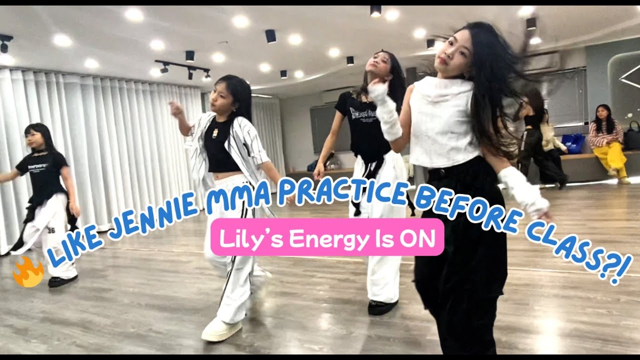 🔥 Like Jennie MMA Practice Before Class?! Lily’s Energy Is ON 💥💃