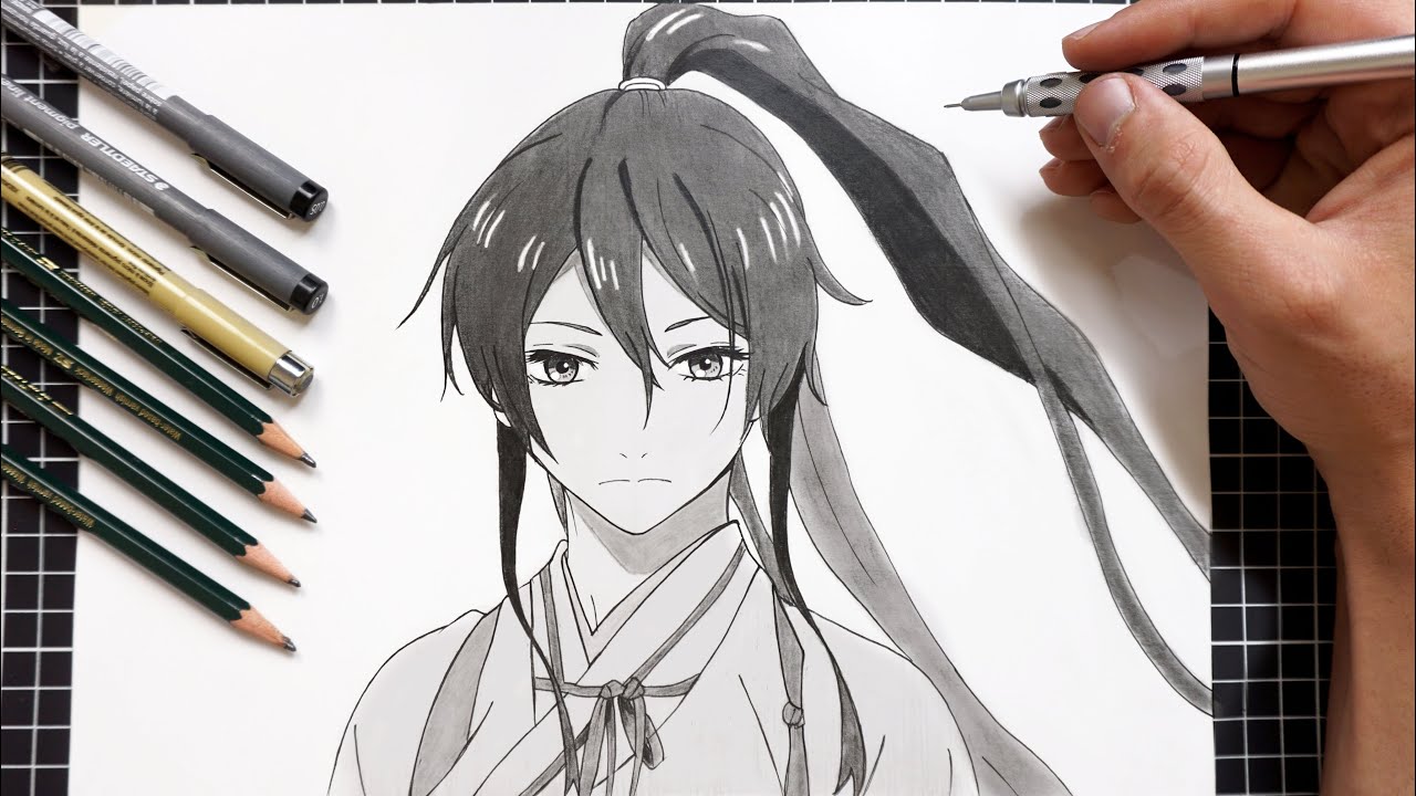 How to Draw Yamada Asaemon Sagiri - Hell's Paradise: Jigokuraku | Easy Drawing