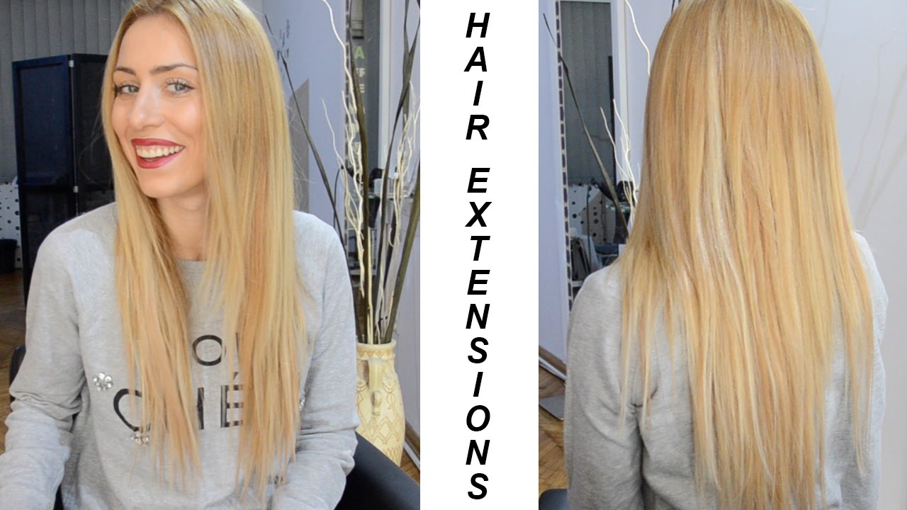 Duga kosa za par minuta / Ekstenzije od prave kose /Rapunzel of Sweden Hair extension