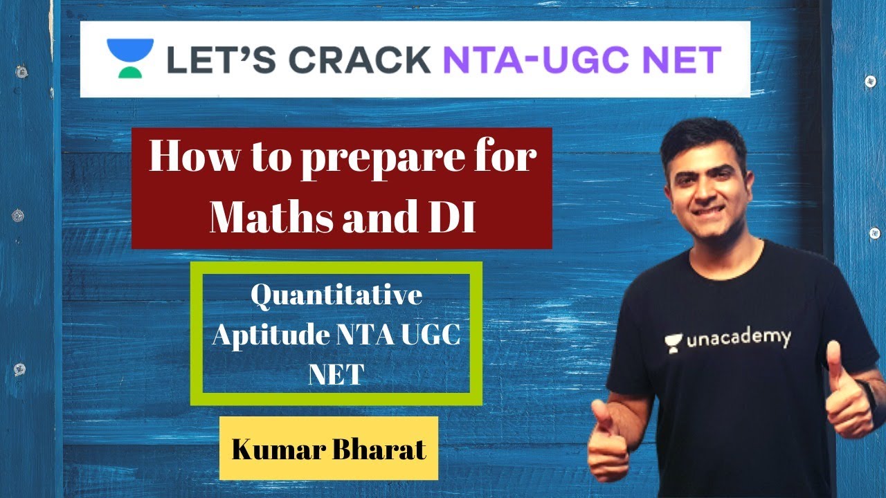 How to prepare for Maths and DI for NTA UGC NET | Quantitative Aptitude NTA UGC NET