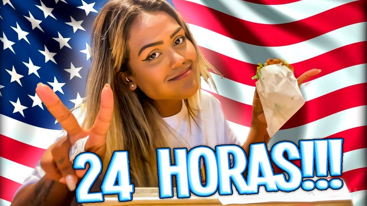 24 HORAS COMENDO COMIDA AMERICANA!!!