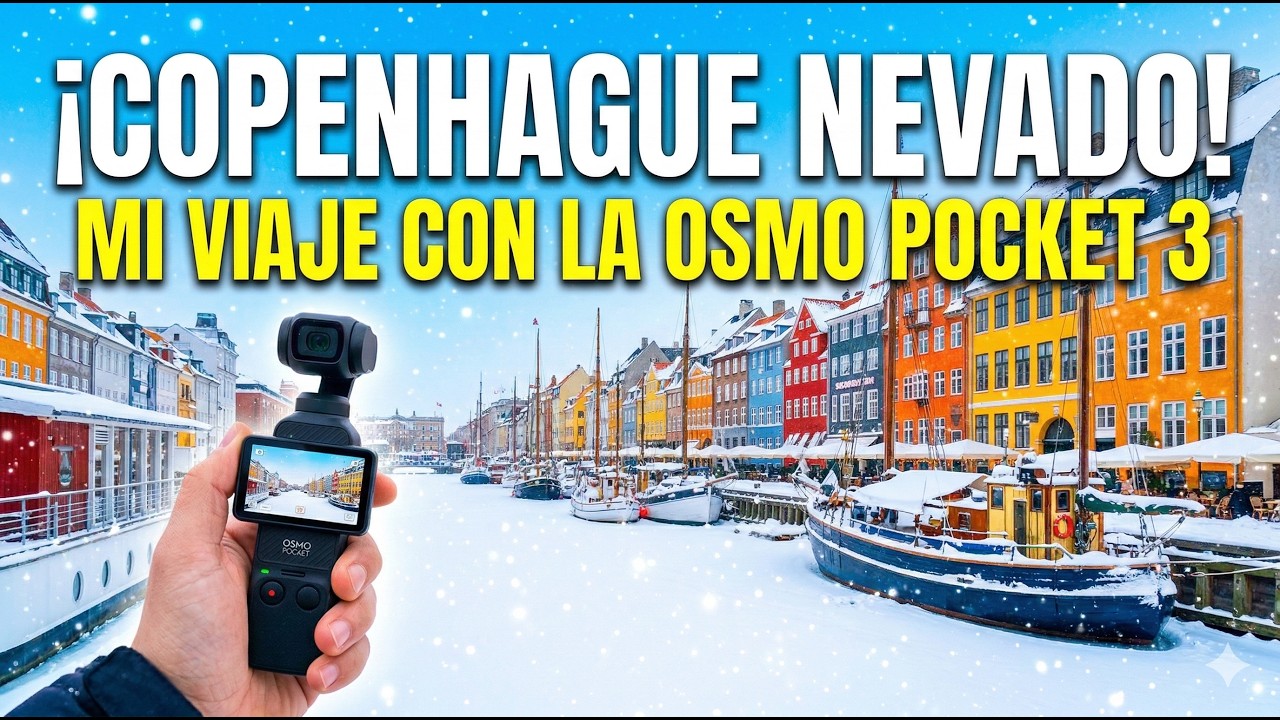 Copenhague bajo la nieve | Cinematic Short _DJI Osmo Pocket 3